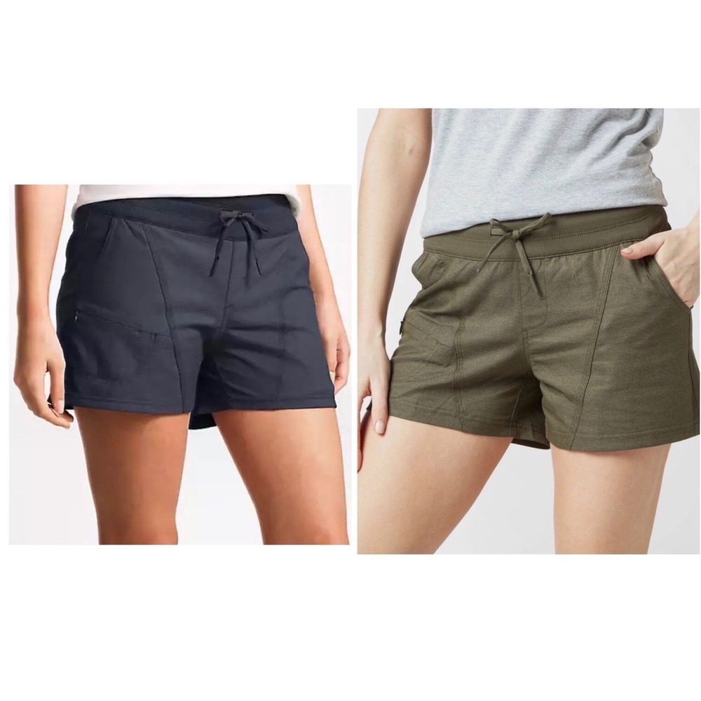 The North Face Aphrodite 2.0 Motion Shorts Navy Blue Olive Green Bundle